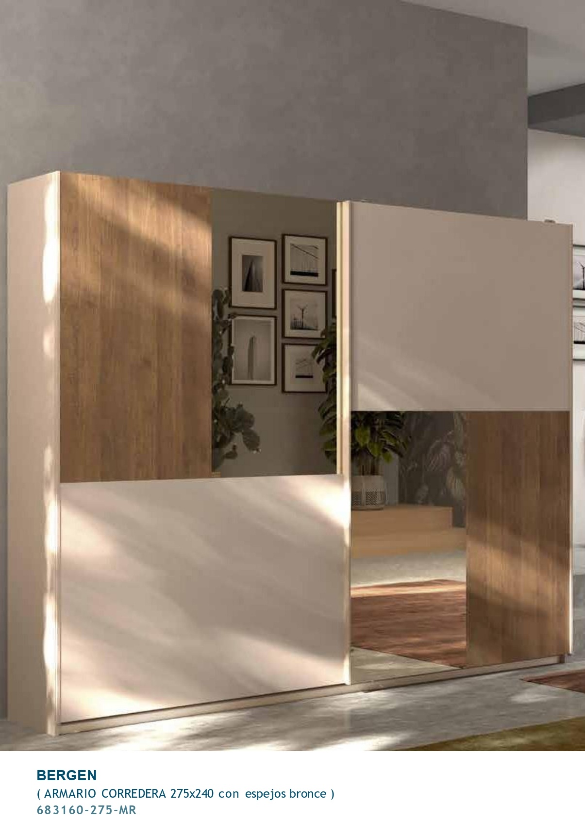 11074-Armario Corredera con espejo